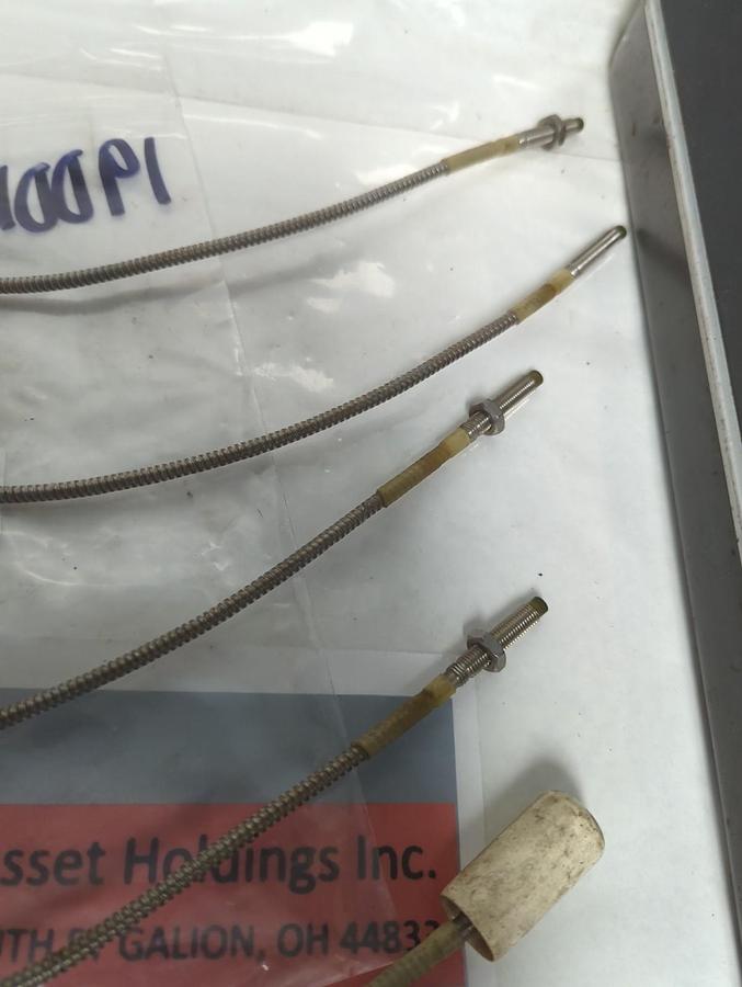 Used BENTLY NEVADA,19001-00-15-18-02,PROXIMITY VIBRATION SENSOR PROBE LOT OF 5