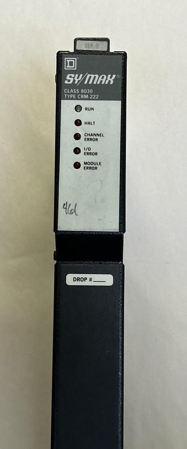 Used SQUARE D SYMAX,8030CRM-222,REMOTE INTERFACE MODULE