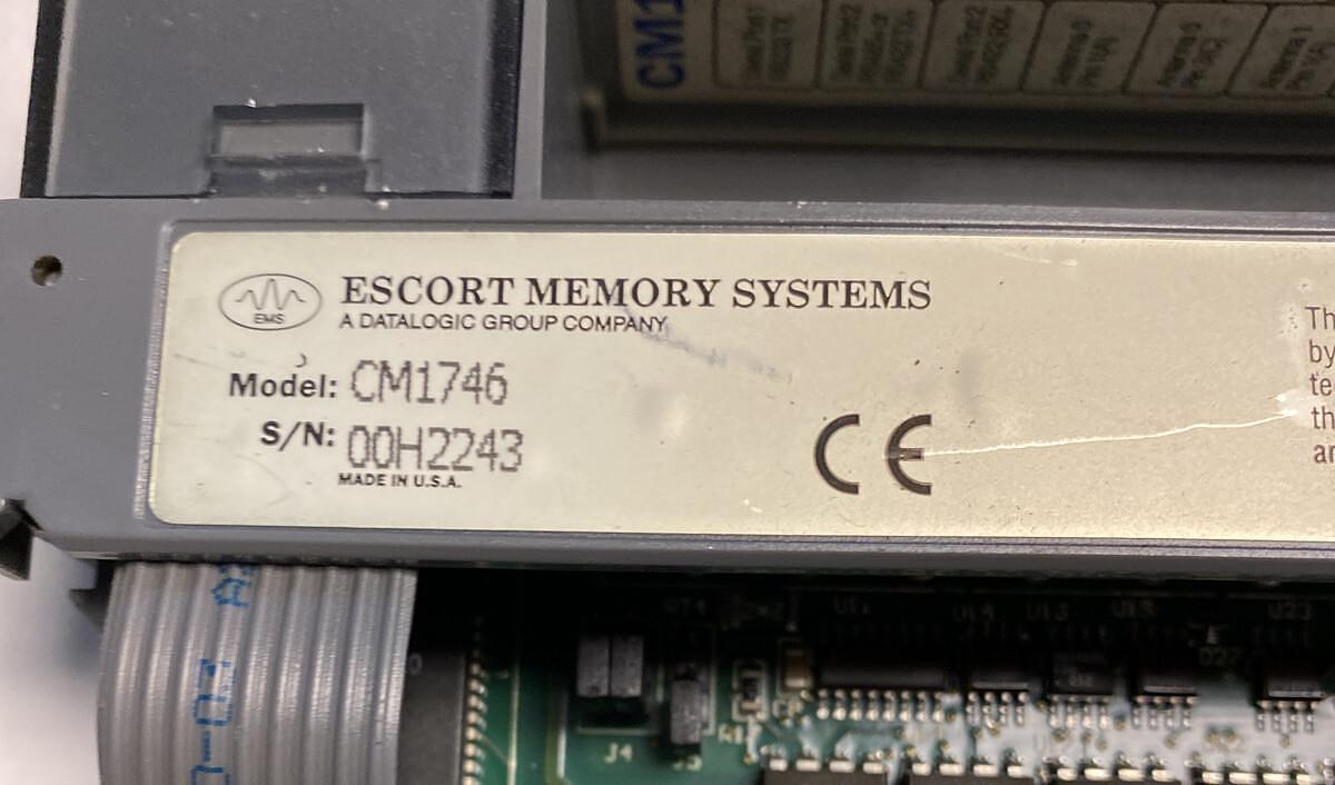 Used Escort Memory Systems,CM1746,Module LOT OF 4