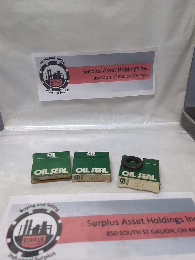 CHICAGO RAWHIDE,7512,OIL SEAL LOT OF 3 NOS