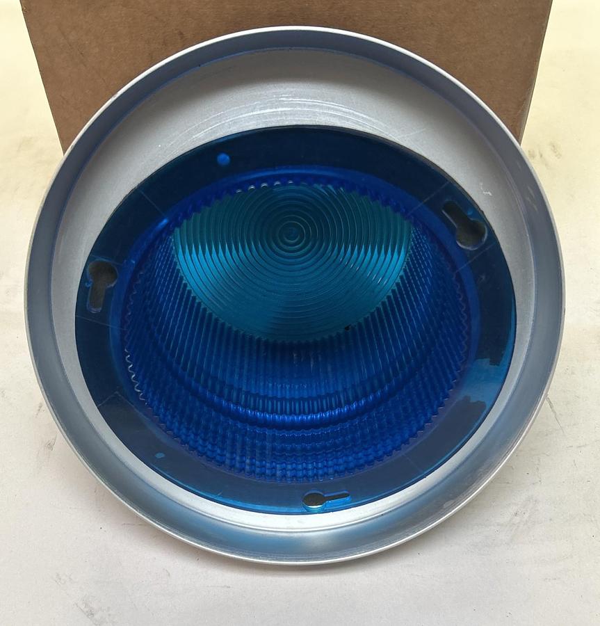 EDWARDS SIGNALING,97B-S1,BLUE FLASHING STROBE LIGHT 250VDC 0.1A NOS