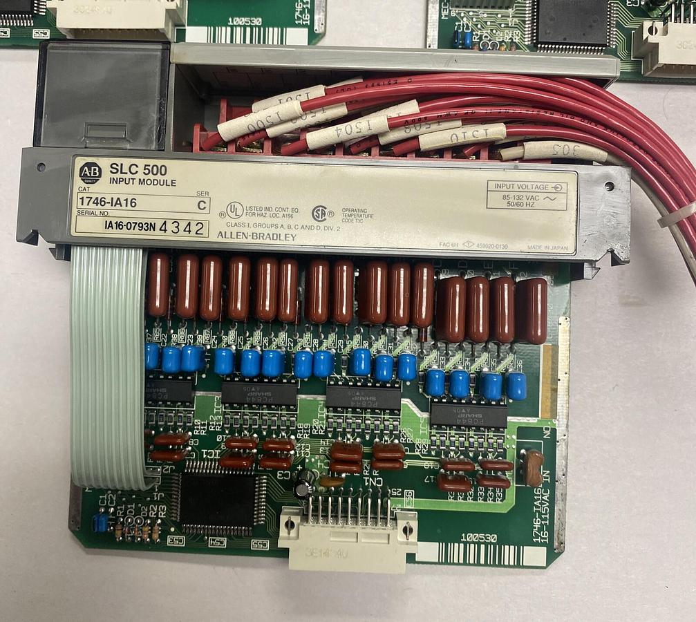 Used Allen-Bradley,1746-IA16,Output Module Lot Of 3