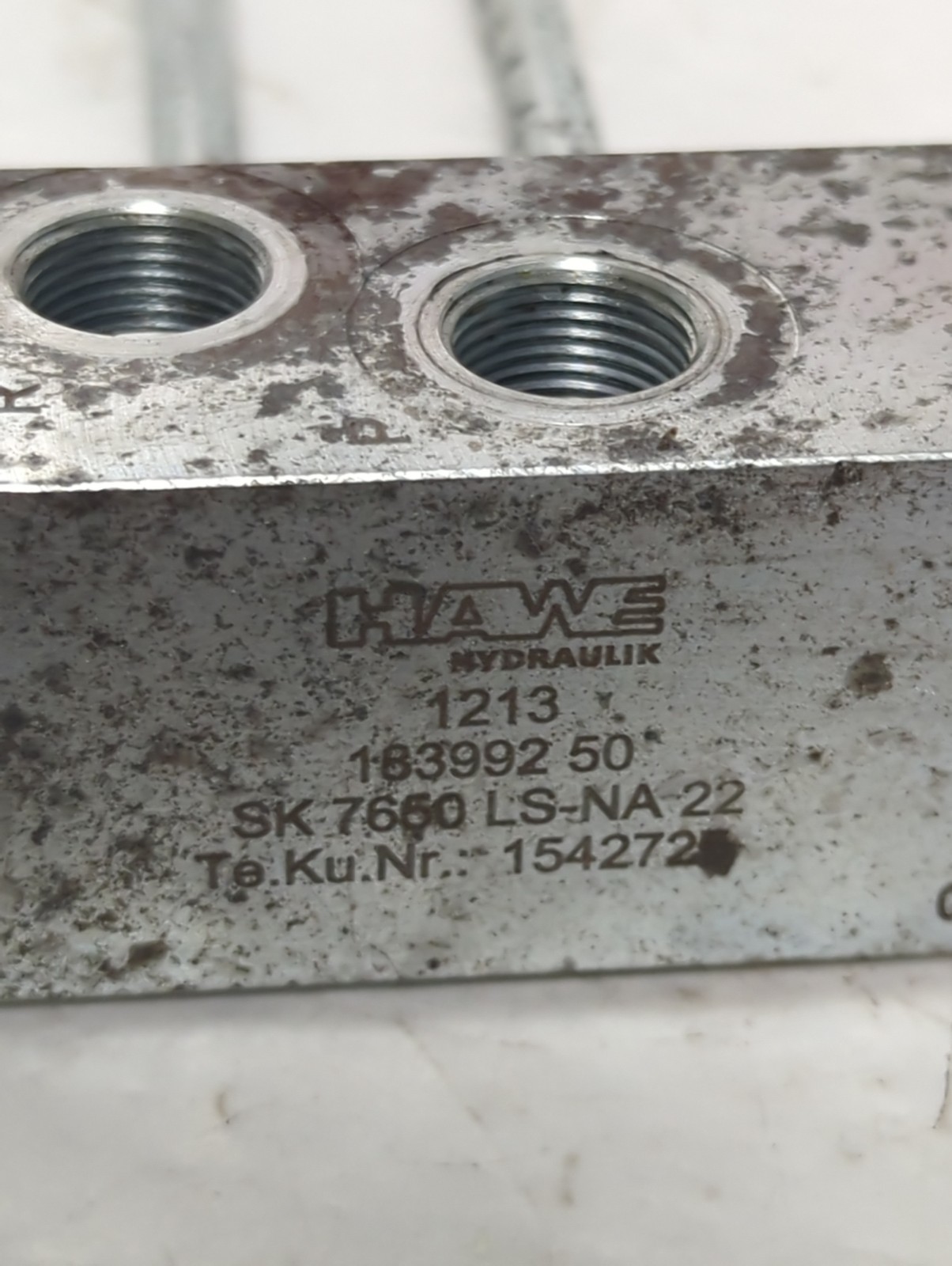 Used HAWE,7650 LS-NA 22,DIRECTIONAL LOAD VALVE ASSEMBLY PRE-OWNED