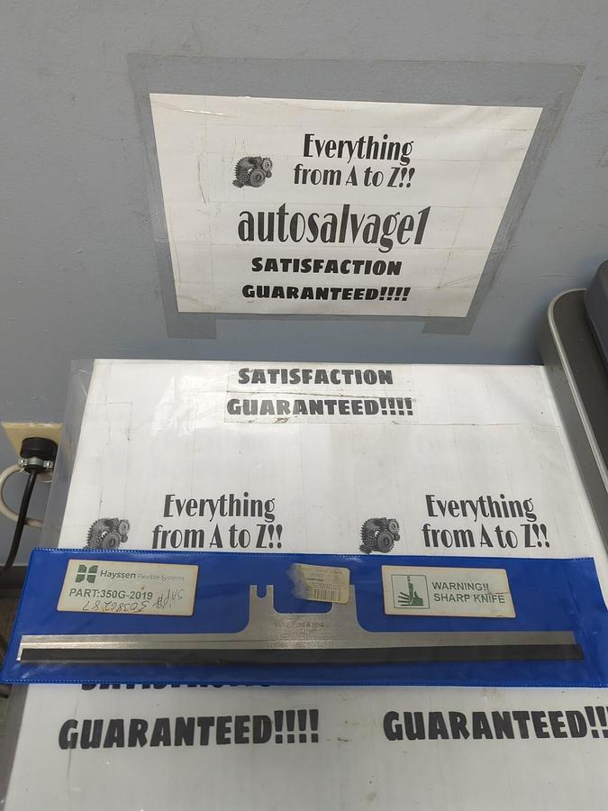 HAYSSEN,350G-2019,PERFORATION CUTTING KNIFE/BLADE NOS