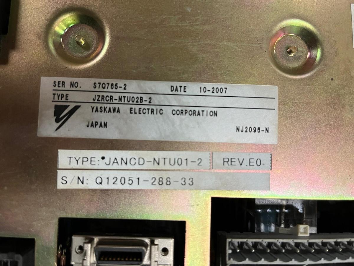Used YASKAWA,JZRCR-NTU02B-2,POWER SUPPLY JANCD-NTU01-2 REV E0