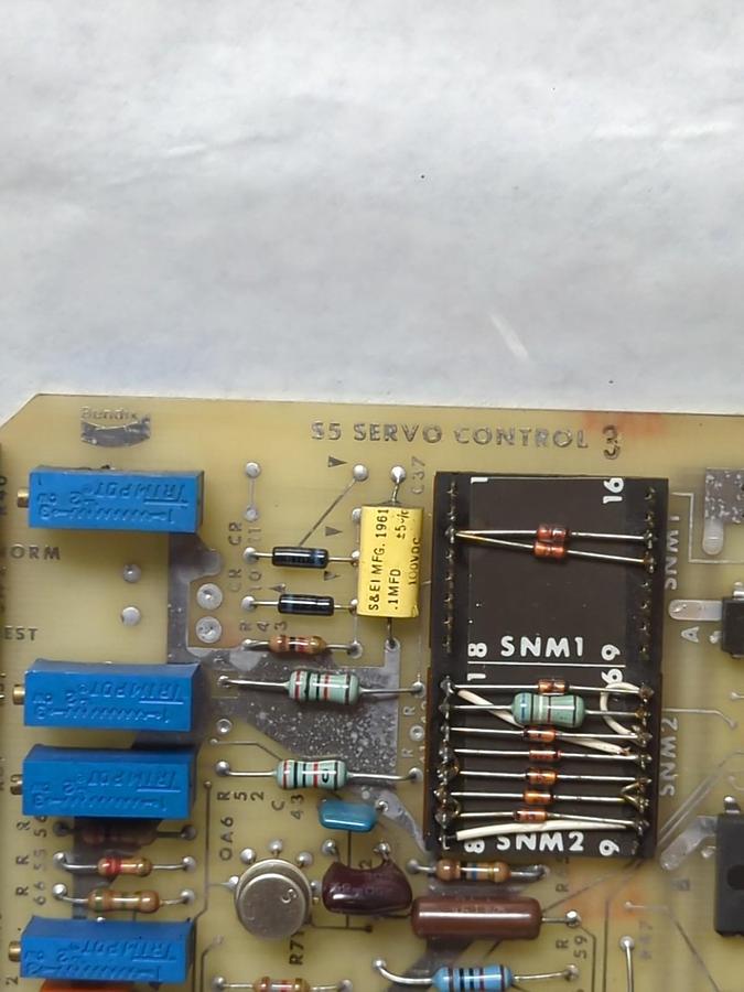 Used BENDIX,3733282F,S5 SERVO CONTROL 3 CIRCUIT BOARD PRE-OWNED