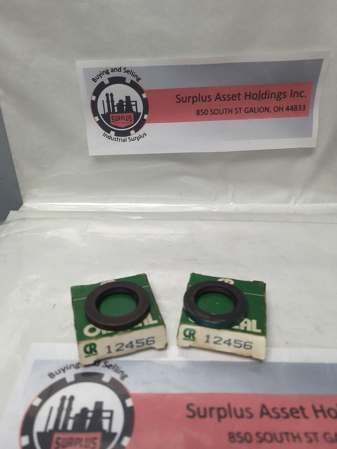 CHICAGO RAWHIDE,12456,OIL SEAL LOT OF 2 NOS