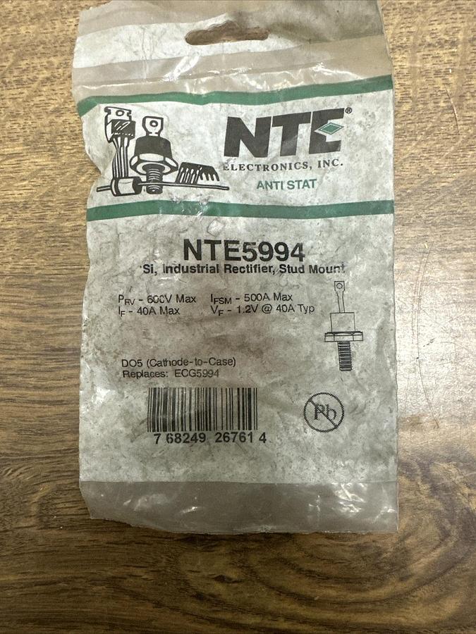 NTE,NTE5994,Industrial Rectifier 600V