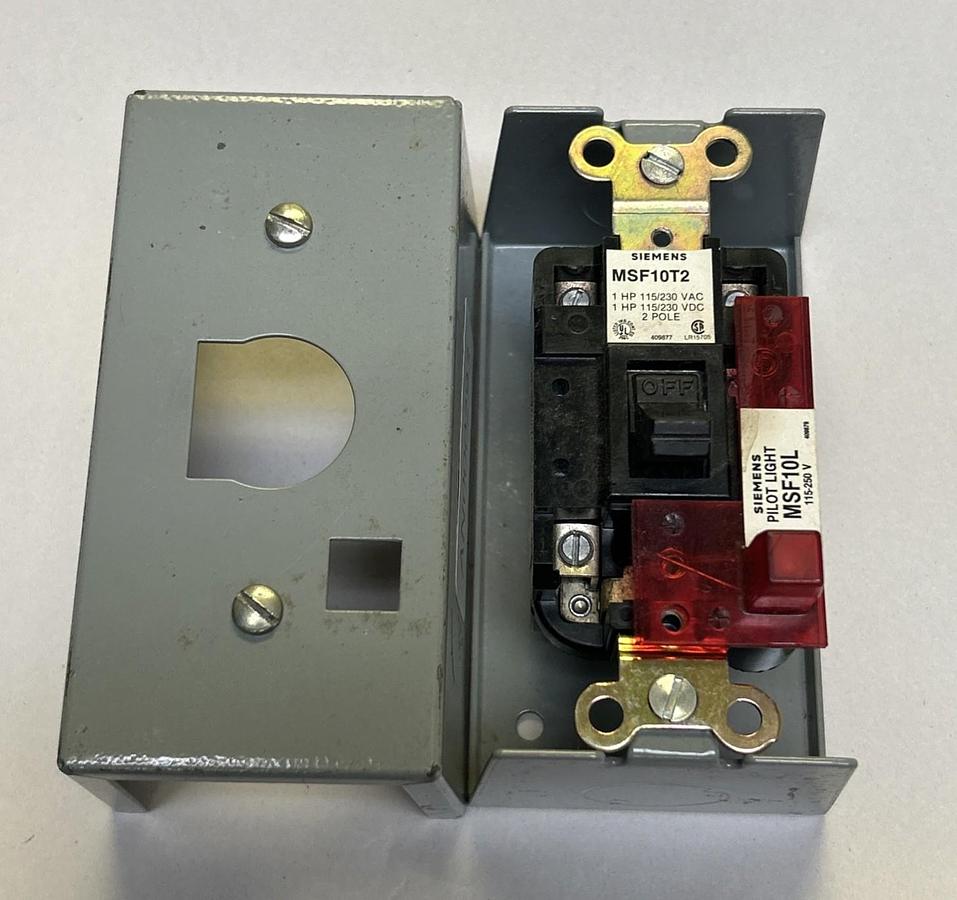 SIEMENS,MSF10T2,MANUAL STARTER 1HP 115/230V 2P NOS