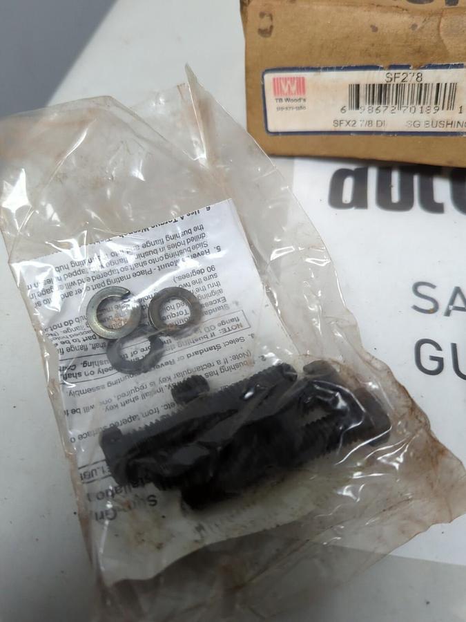 TB WOOD'S,SF278,SG BUSHING SFX2-7/8DI NOS