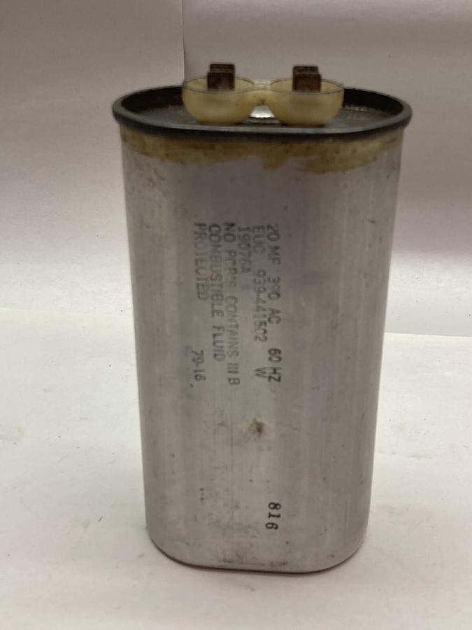 Used Unbranded,EUC 939-441502,Capacitor 20MP 390AC 60Hz