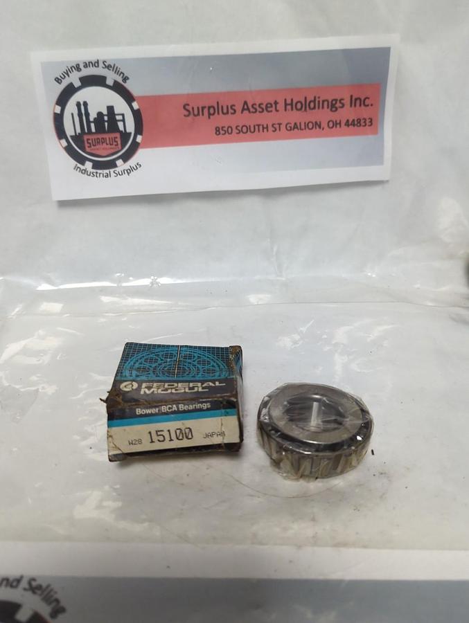 BOWER/BCA,15100,ROLLER BEARING CONE NOS