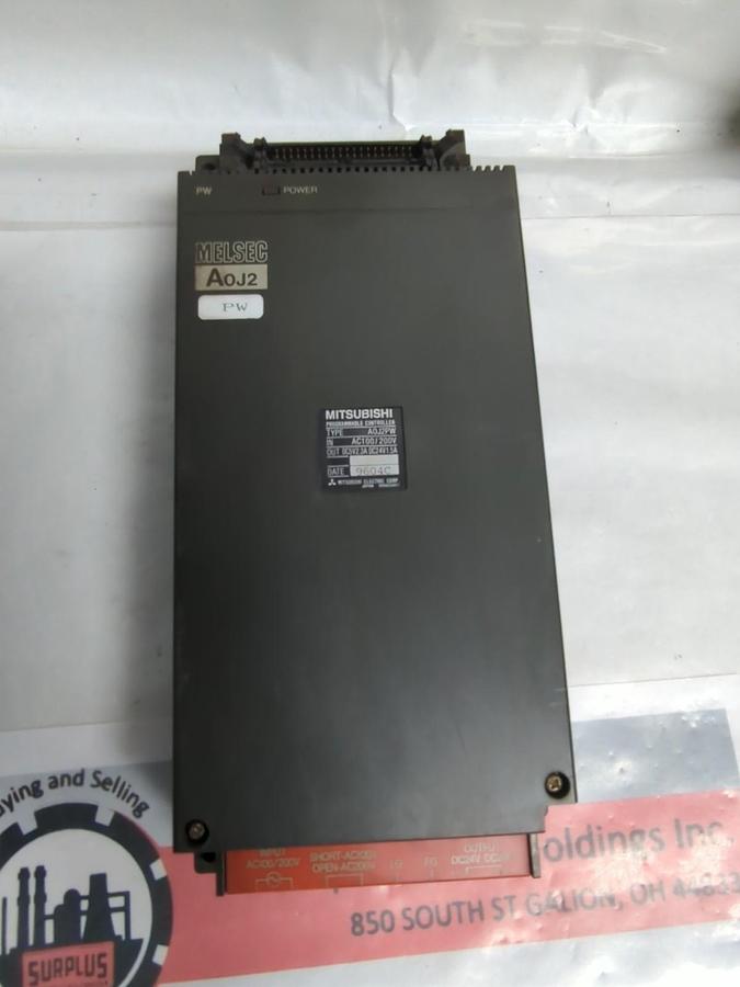 Used MITSUBISHI,A0J2PW,MELSEC PROGRAMMABLE CONTROLLER AC100/200V PRE-OWNED