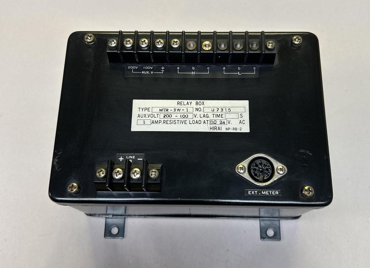 Used HIRAI,MTR-3W-1,RELAY BOX