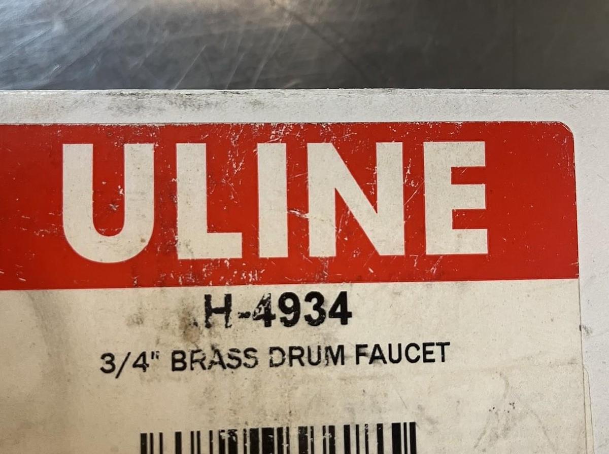 ULINE,H-4934,BRASS DRUM FAUCET 3/4"