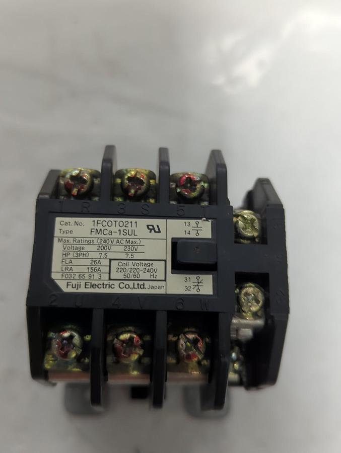 Used FUJI ELECTRIC,1FC0T0211,CONTACTOR TYPE FMCa-SUL PRE-OWNED