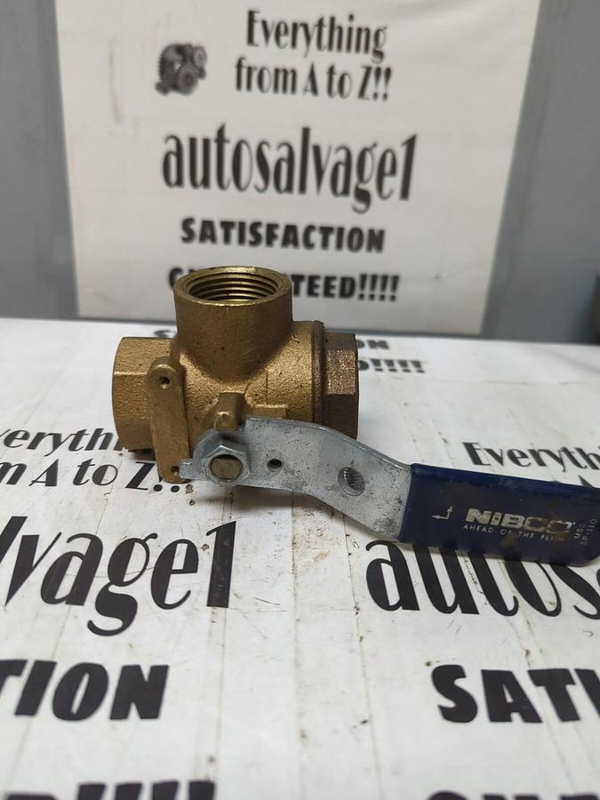 NIBCO,400SWP,3-WAY BALL VALVE 1 INCH NOS