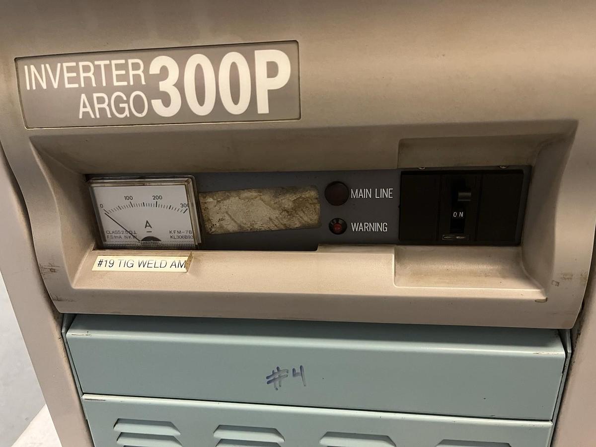 Used Daihen OTC,VRTP-300,DC TIG WELDING INVERTER ARGO 300P POWER SUPPLY