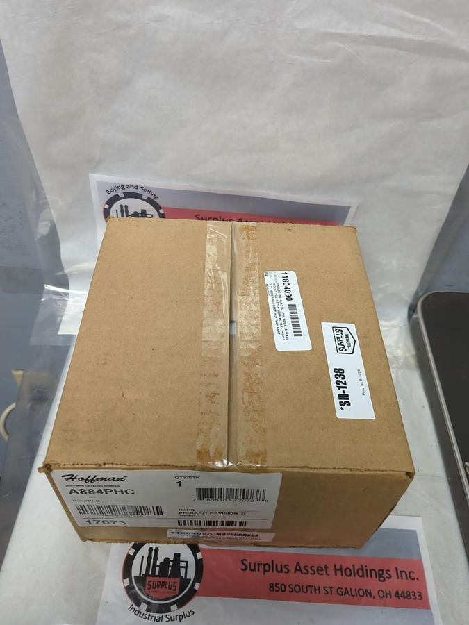 HOFFMAN,A884PHC,POLYPRO PANEL ENCLOSURE 10.18HX9.23WX4.38D INCH NOS