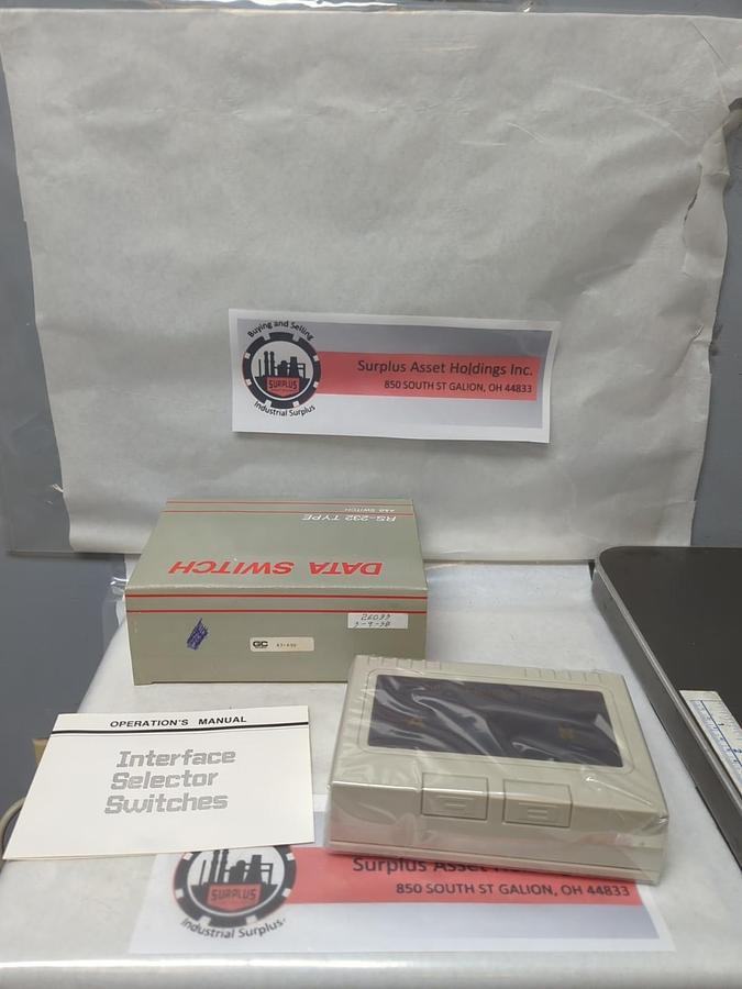 GC ELECTRONICS,43-690,DATA SWITCH TYPR RS-232 A7B SWITCH NOS