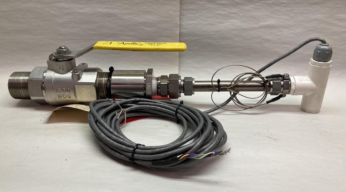 ECD,CS10/17-T21/RS10/17-T21,Conductivity Pole w/Apollo 1500WOG 1-1/2 Inch