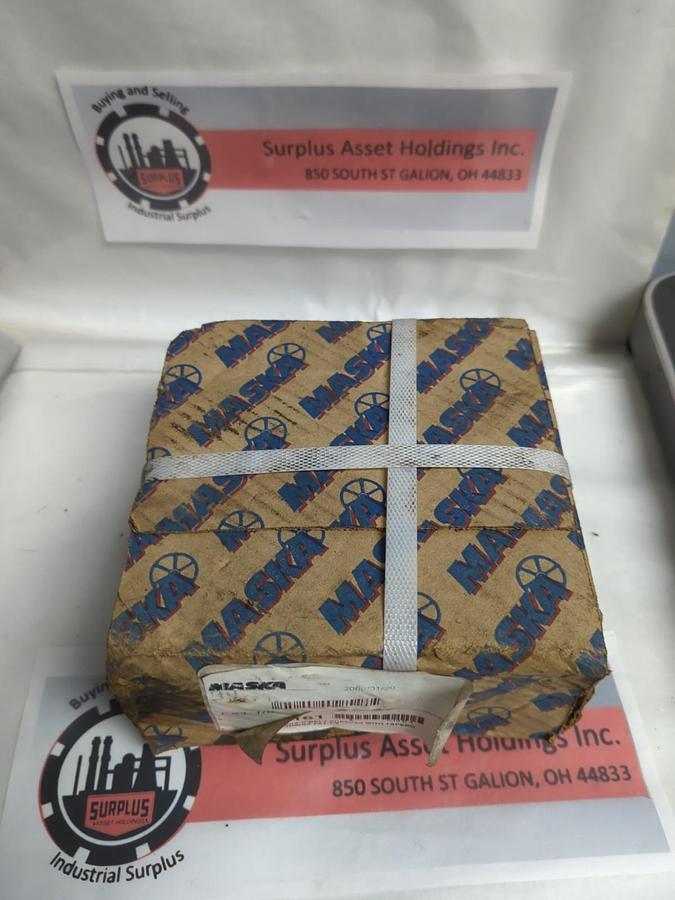 Used MASKA,FX1-1/8,V-BELT SHEAVE WITH TAPERED BUSHINGS NOS