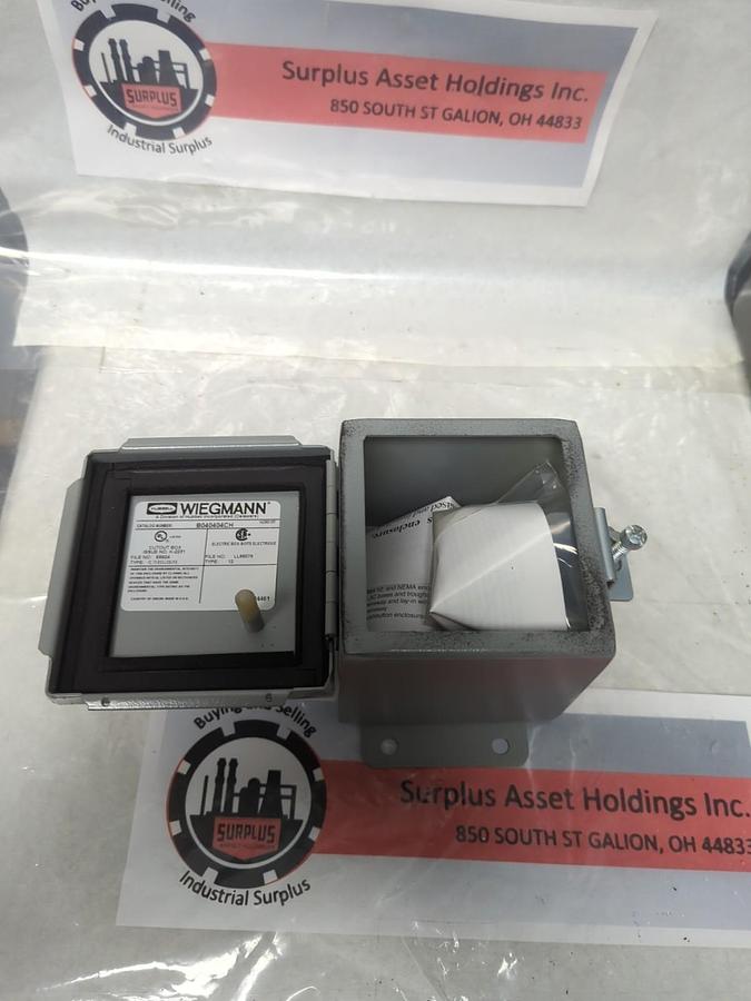 WIEGMANN,B040404CH,TYPE 2 WALL MOUNT ENCLOSURE NOS