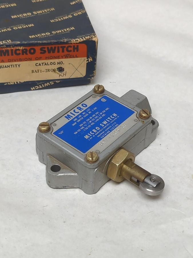 HONEYWELL,BAF1-2R09-RH,MICRO SWITCH 6718 NOS