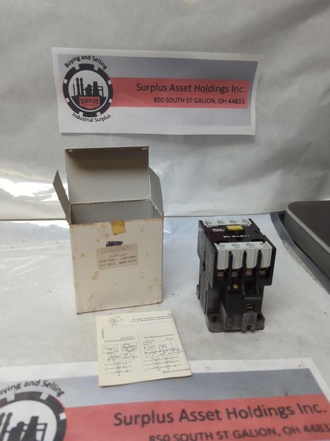 JOSLYN CLARK,CL03.2j,CONTACTOR 110V/50HZ 120V/60HZ NOS