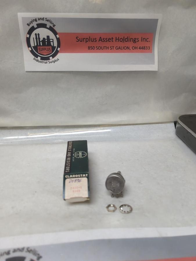 CLAROSTAT,380C-1,POTENTIOMETER 5000 OHMS NOS