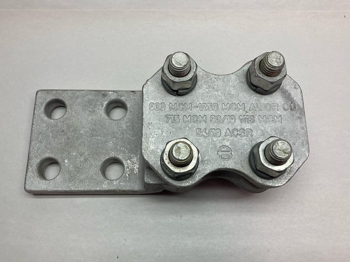 Used Burndy,NAR45SA-4N,Aluminum Bolter Terminal
