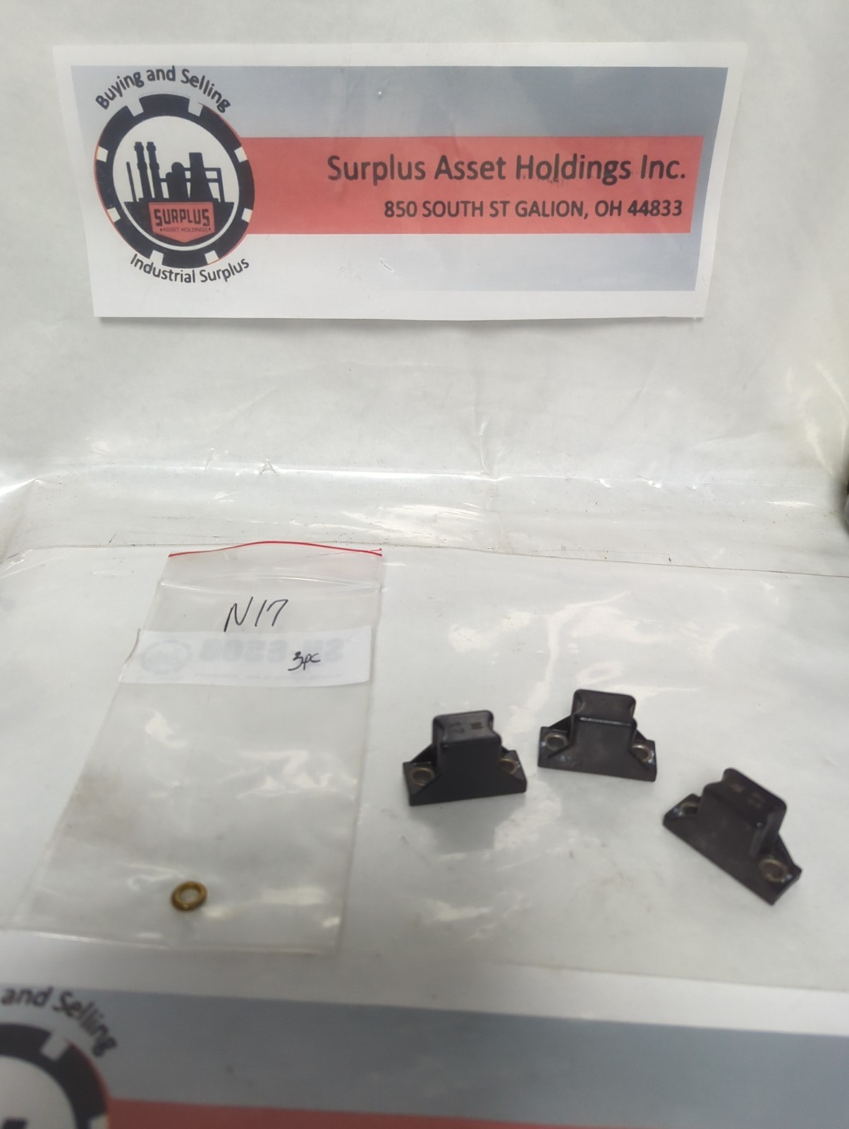 Used ALLEN BRADLEY,N17,THERMAL OVERLOAD PROTECTION HEATER ELEMENT LOT OF 3 PRE-OWNED