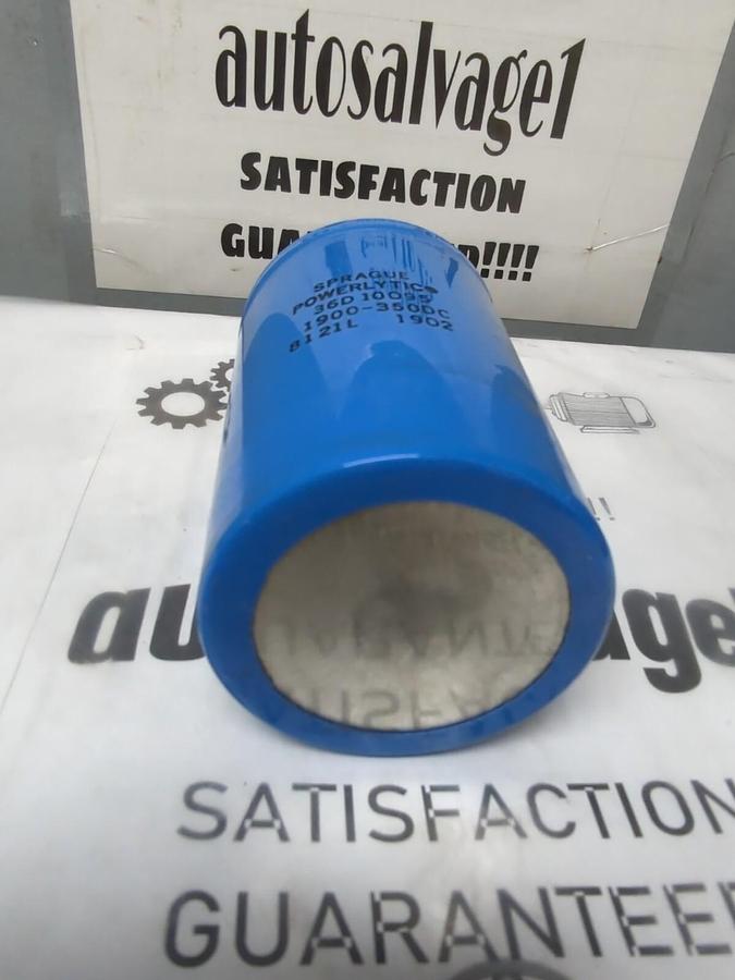 SPRAGUE POWERLYTIC,36D10095,1900-350DC CAPACITOR NOS