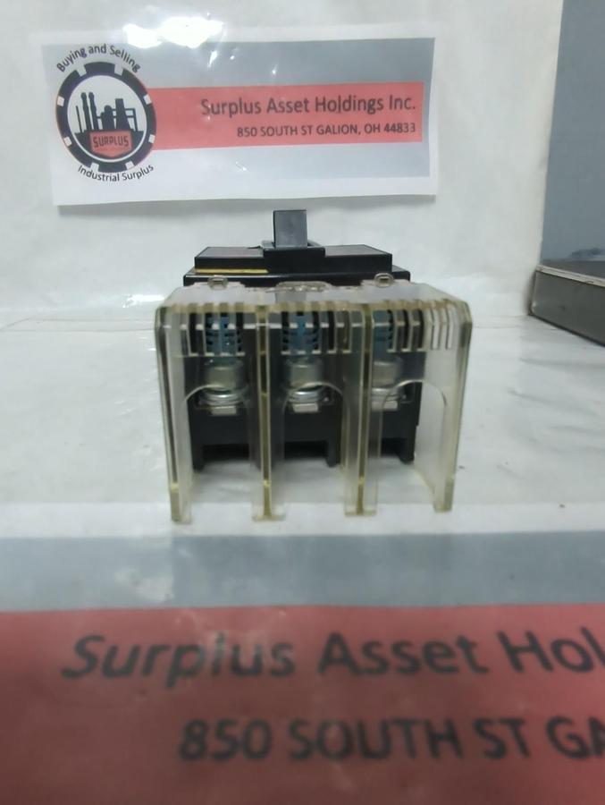 Used FUJI,BB3EEB-075,AUTO CIRCUIT BREAKER EA103B 3-POLE 75 AMP PRE-OWNED