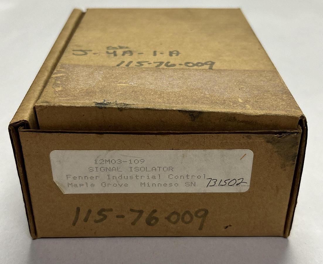 Used FENNER SIGNAL ISOLATOR,12M03-109,PC BOARD NEW
