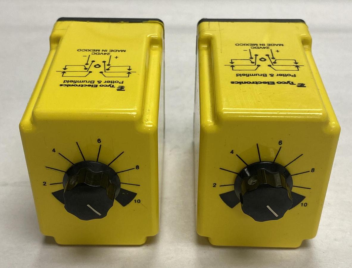 Potter & Brumfield,CDD-38-30003,Timing Relay 0.1 To 10 Sec Lot Of 2 NOS