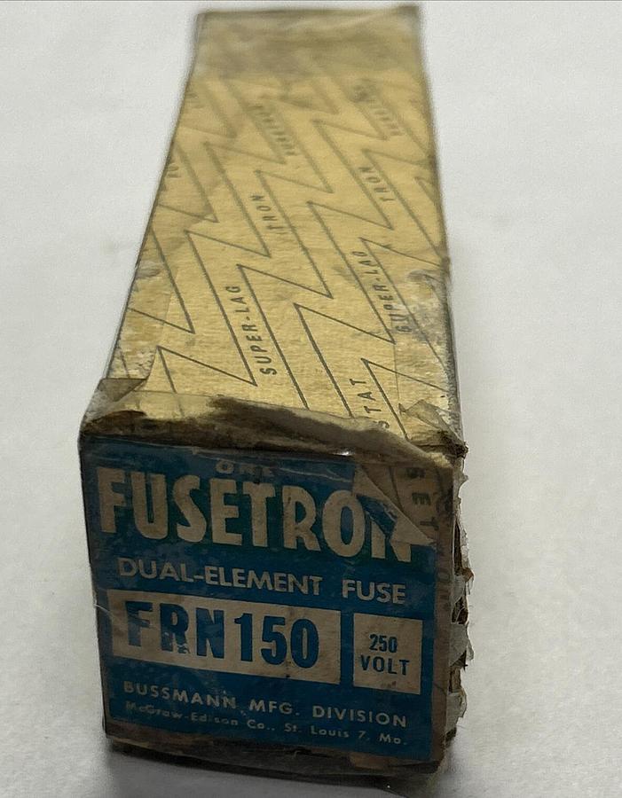 BUSSMANN,FRN-150,FUSETRON FUSE 150A 250V NOS