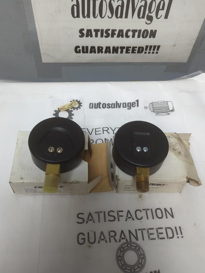 TRERICE,D06922, MODEL 800B  2-1/2 IN GAUGE 0-1500PSI  1/4 IN NPT BOTTOM LOTOF 2