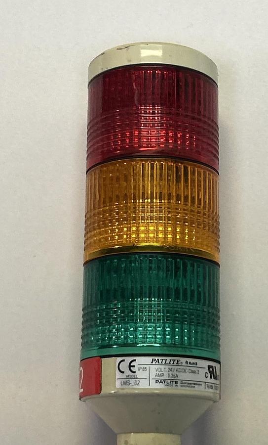 Used PATLITE,LMS-02,STACK LIGHT 24V AC/DC