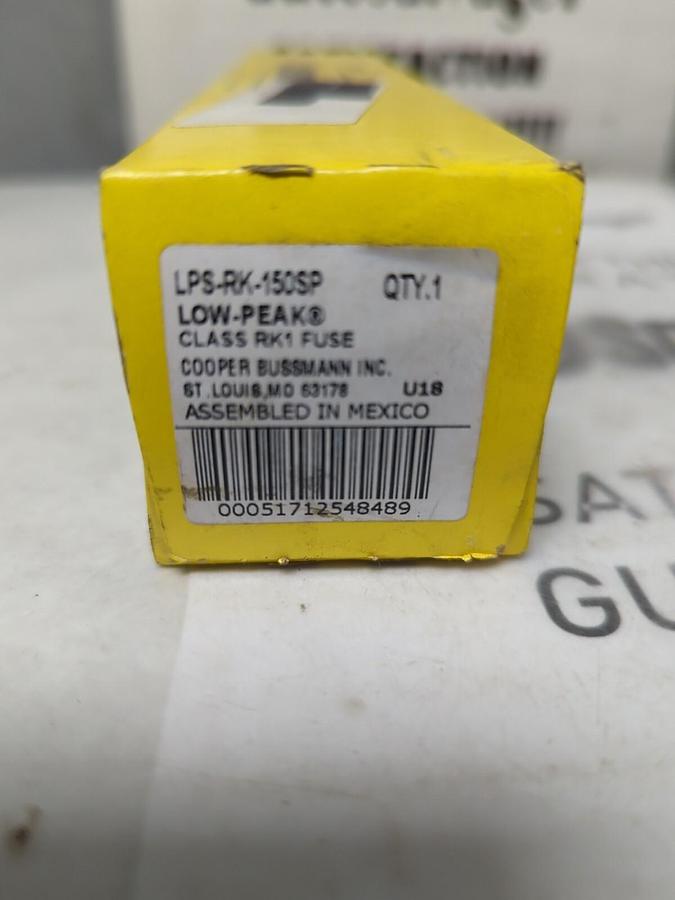COOPER BUSSMANN,LPS-RK-150SP,LOW PEAK 150 AMP FUSE NOS