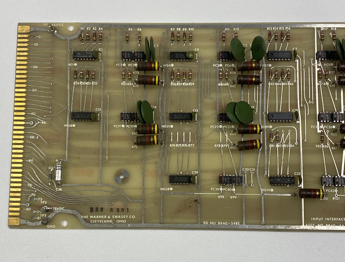 Used Warner & Swasey,8940-5448,Input Interface Board