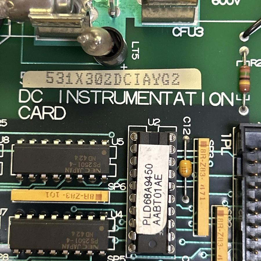 Used GENERAL ELECTRIC,F31X302DCIATG1 / 531X302DCIAYG2,DC INSTRUMENT CONTROL CARD