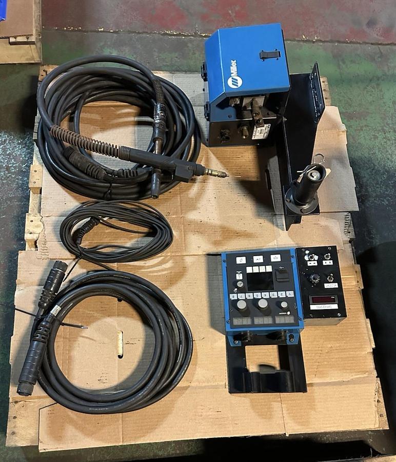 Used Miller,Continuum 500,Welder Power Supply/Wire Feeder/Torch and Control Panel