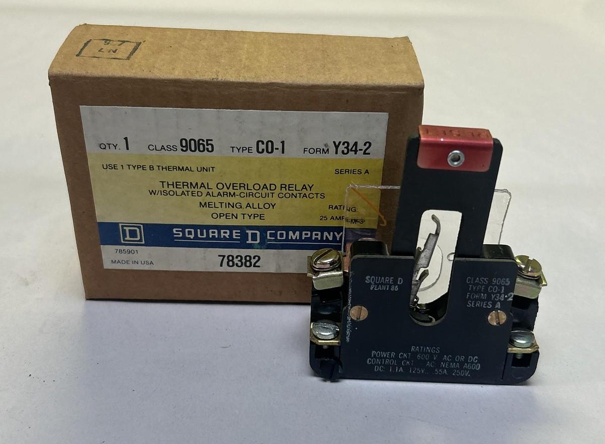SQUARE D,9065C0-1,THERMAL OVERLOAD RELAY NOS