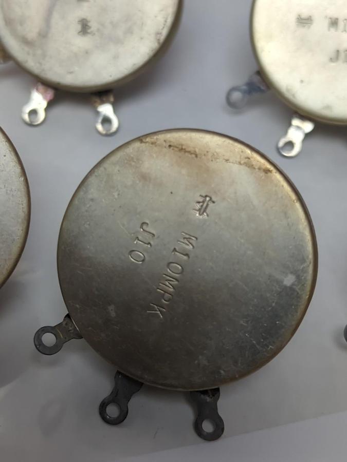 Used MALLORY,M10MPK,POTENTIOMETER LOT OF 6 PRE-OWNED