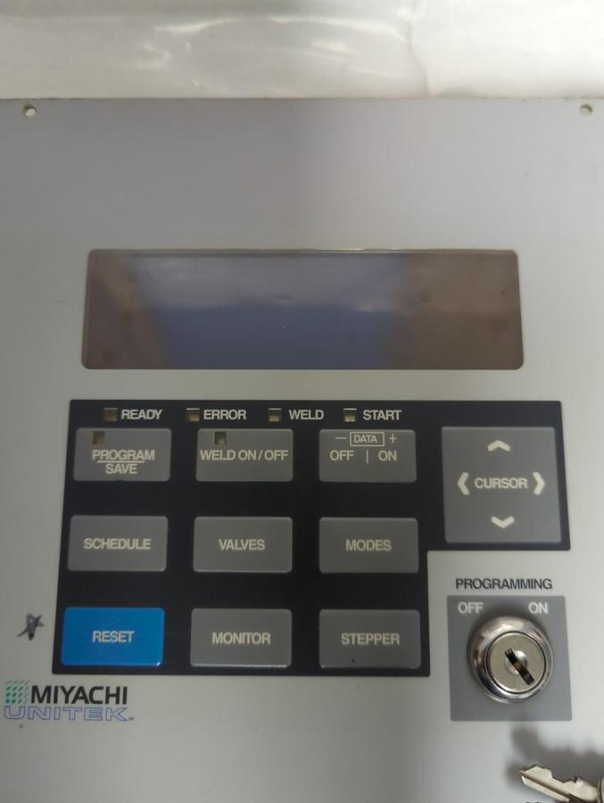 Used MIYACHI UNITEK,3525-01,CONTROL PANEL REV C WITH KEYS PRE-OWNED