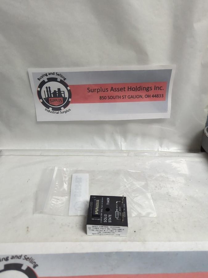 Used APEX CONTROL SYSTEMS,TDUL3001A,SOLID STATE TIMER PRE-OWNED