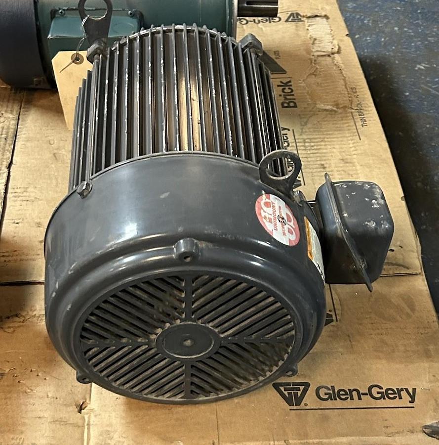Used US MOTORS,U7E2D,AC MOTOR 7.5HP 208-230/460V 1765RPM 3PH 213T FRAME