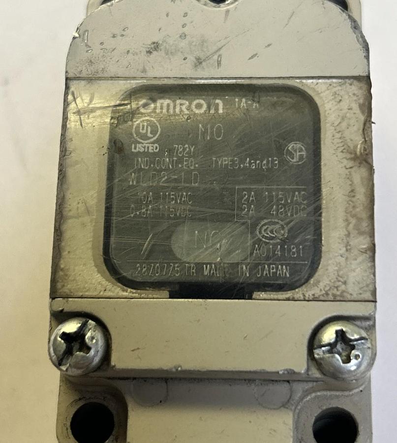 Used OMRON,WLD2-LD,LIMIT SWITCH