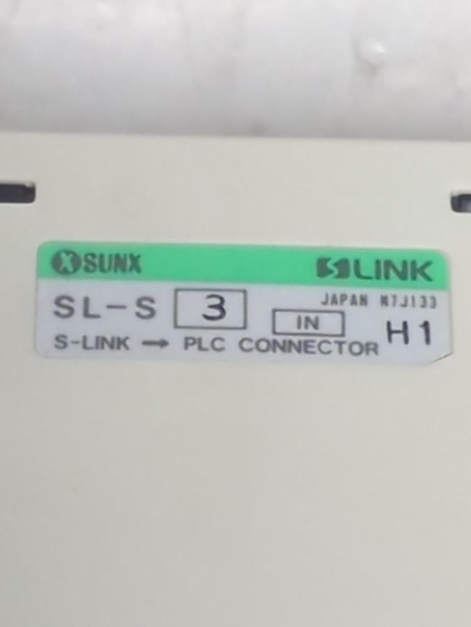 Used MITSUBISHI,A1SX41,IN PUT MODULE UNIT WITH SUNX SL-S PLC CONNECTOR PRE-OWNED